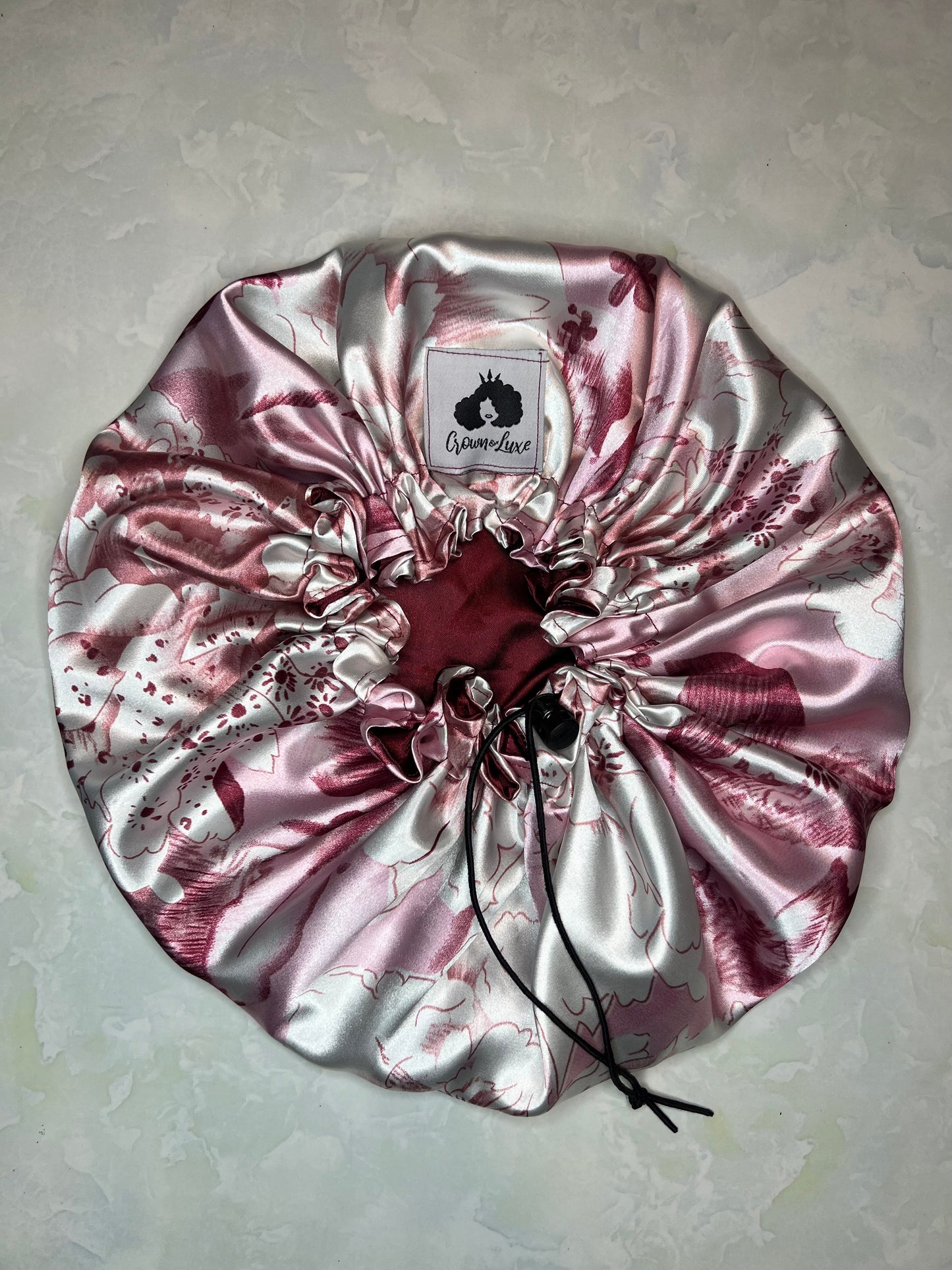 Crowning Love Adjustable Reversible Satin Bonnet