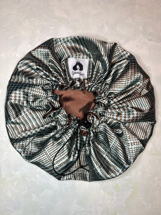 Serene Adjustable Reversible Satin Bonnet