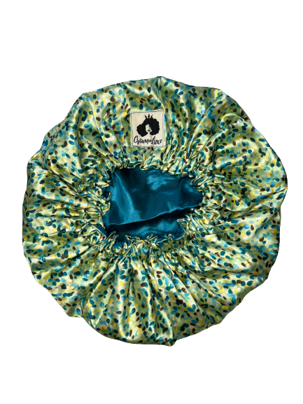 Daring Dots Reversible Satin Bonnet