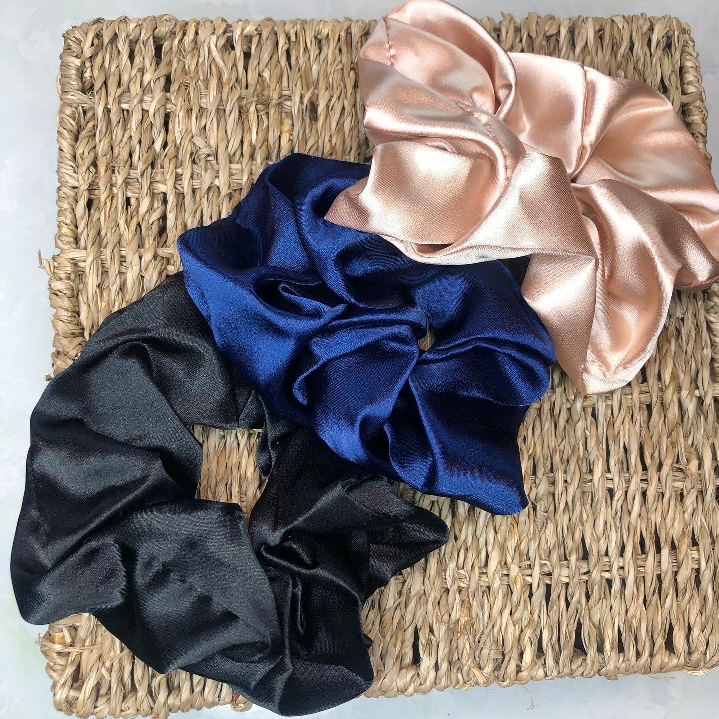 Luxe Satin Oversized Scrunchies