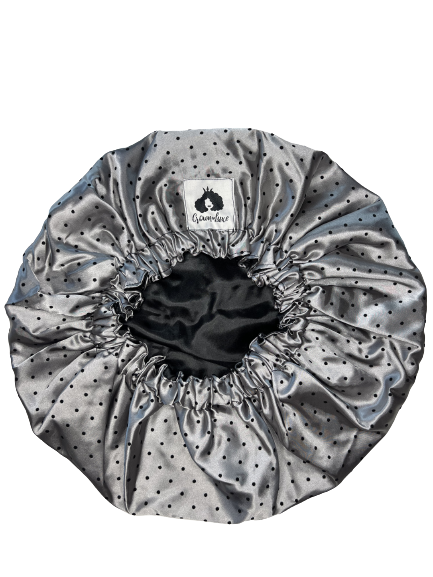 Just Spotted Reversible Satin Bonnet