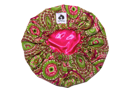 Imani African Satin Lined Bonnet