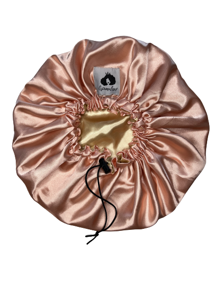 Camellia Reversible Satin Bonnet (Adjustable)