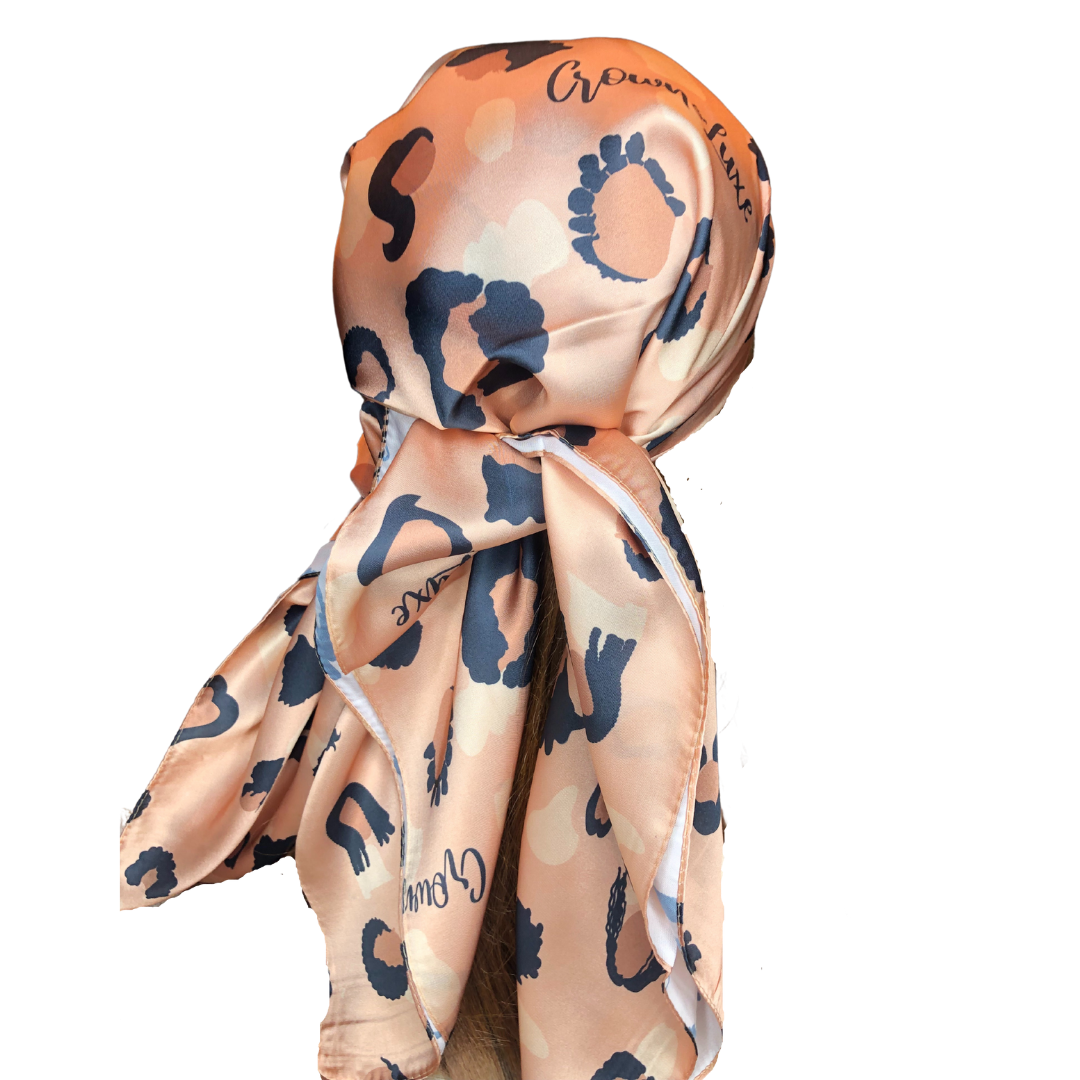 Luxe Satin Scarf – Crown and Luxe