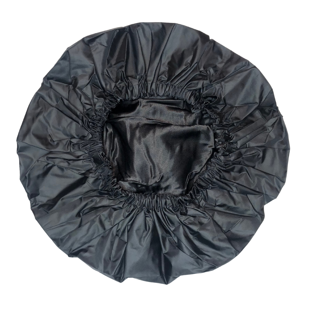 Luxe Satin Lined Shower Cap