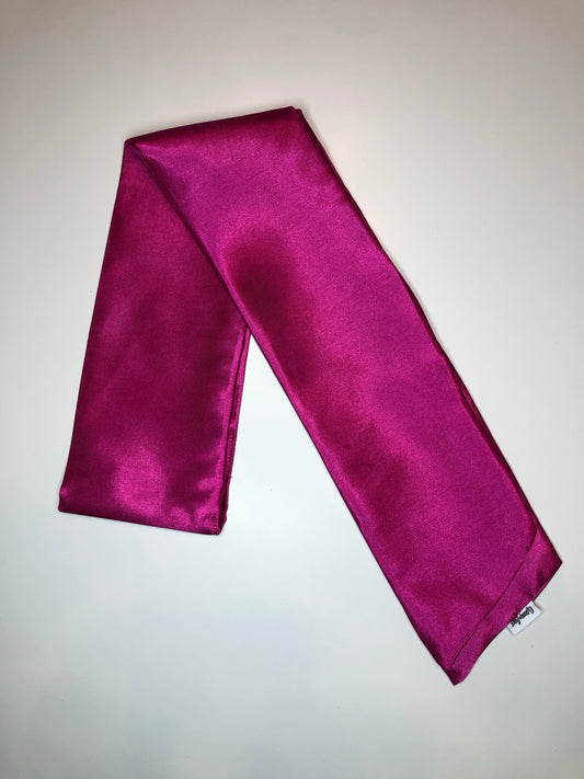 Luxe Satin Scarf – Crown and Luxe