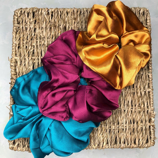 Luxe Satin Oversized Scrunchies
